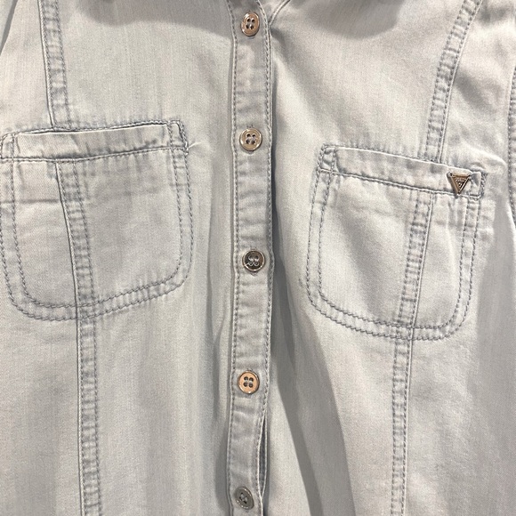 Extra Small Jean Romper by Guess - Picture 2 of 8